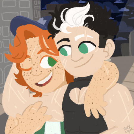 Jason and Roy Walking